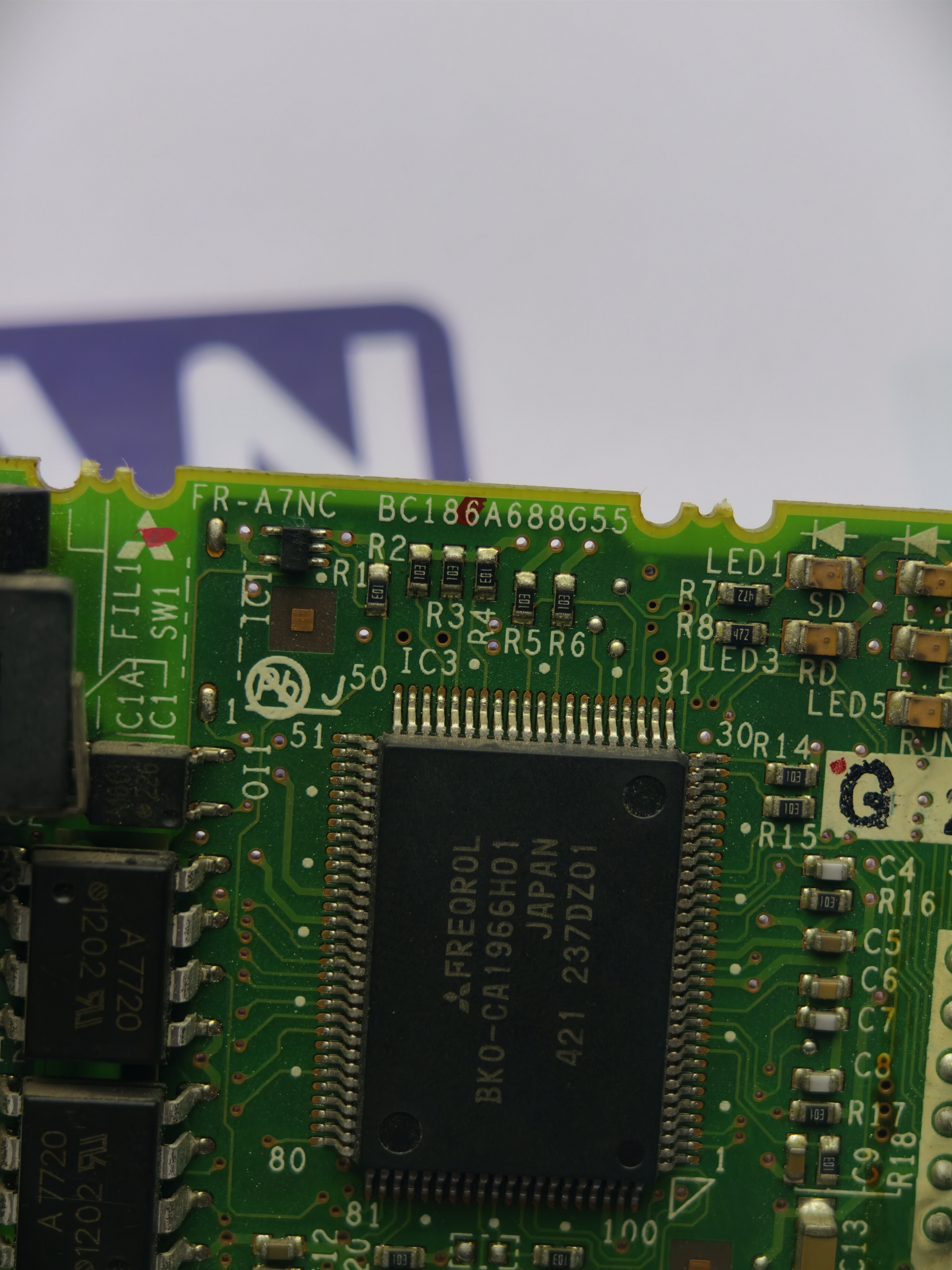 Mitsubishi BC186A688G55 frequency converter communication endcoder card FR-A7NC